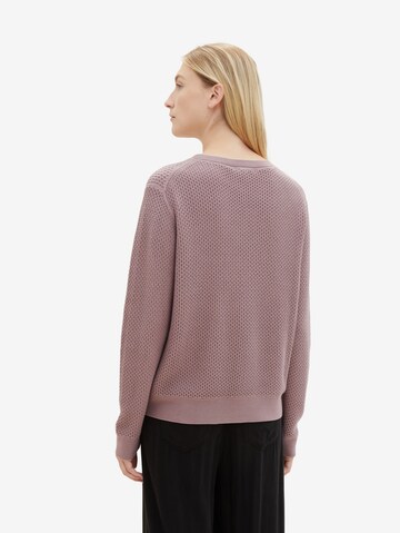 TOM TAILOR Sweater in Purple