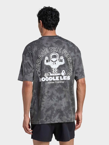 T-Shirt fonctionnel ADIDAS PERFORMANCE en noir : devant