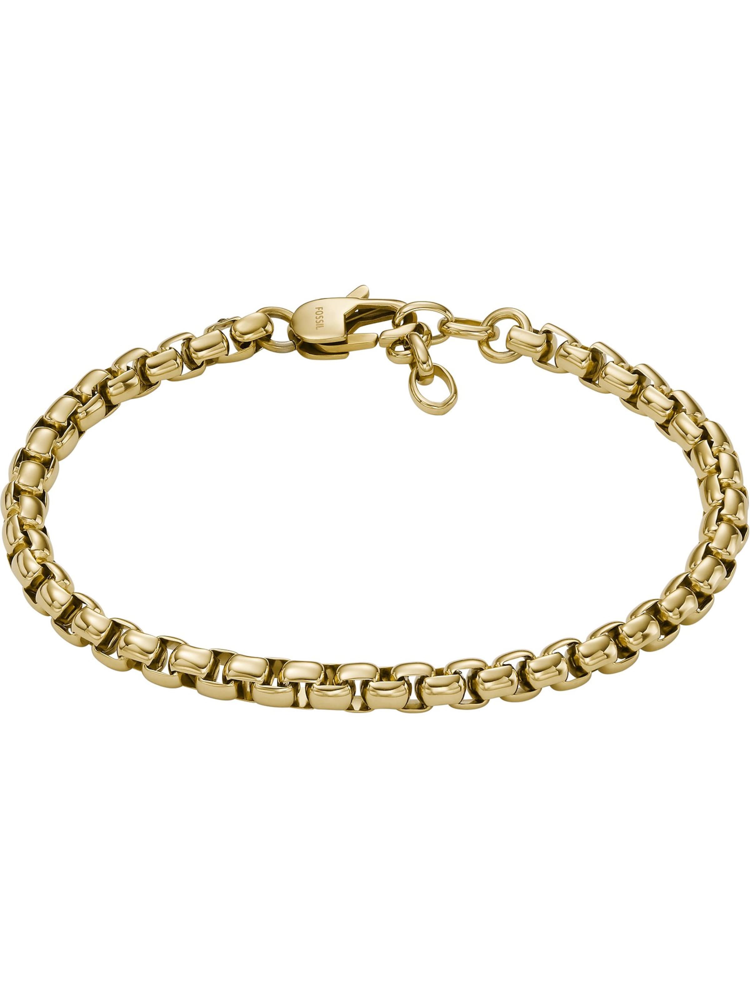 FOSSIL Armband in Gold: Vorderseite