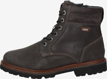 SIOUX Lace-Up Boots in Grey