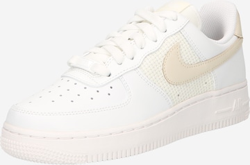 Nike Sportswear Platform trainers 'W AIR FORCE 1 '07 ESS' in White: front