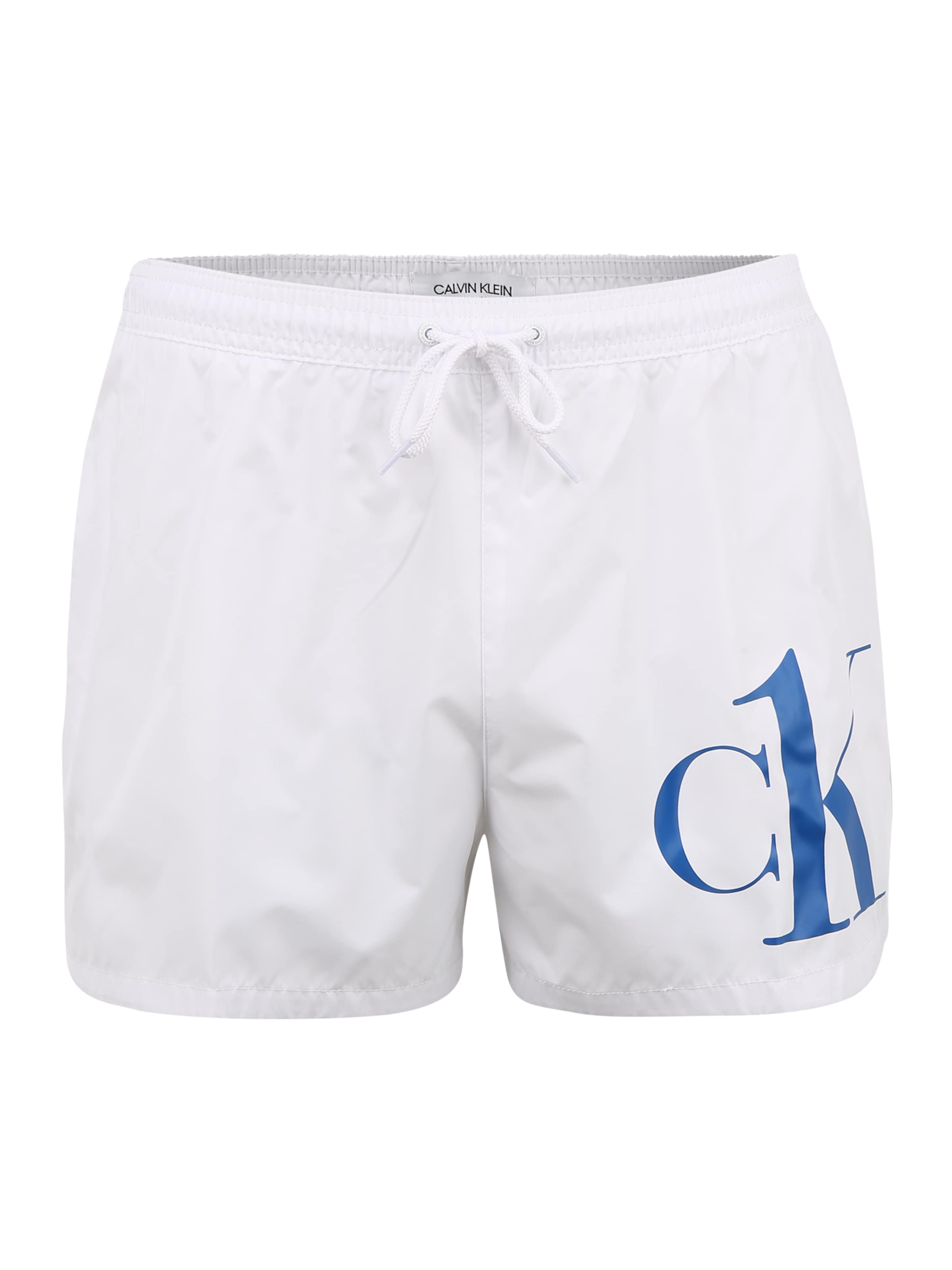 Moda mare Uomo Calvin Klein Swimwear Pantaloncini da bagno in Bianco 