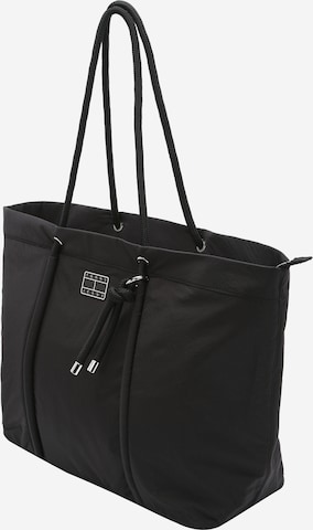 Tommy Jeans Shopper in Black: front