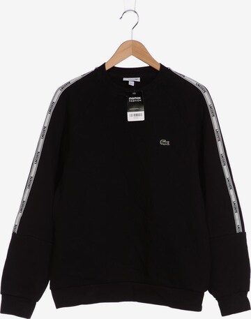 LACOSTE Sweatshirt & Zip-Up Hoodie in L in Black: front