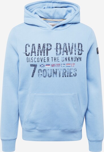 CAMP DAVID Sweatshirt in de kleur Navy / Smoky blue / Zwart, Productweergave