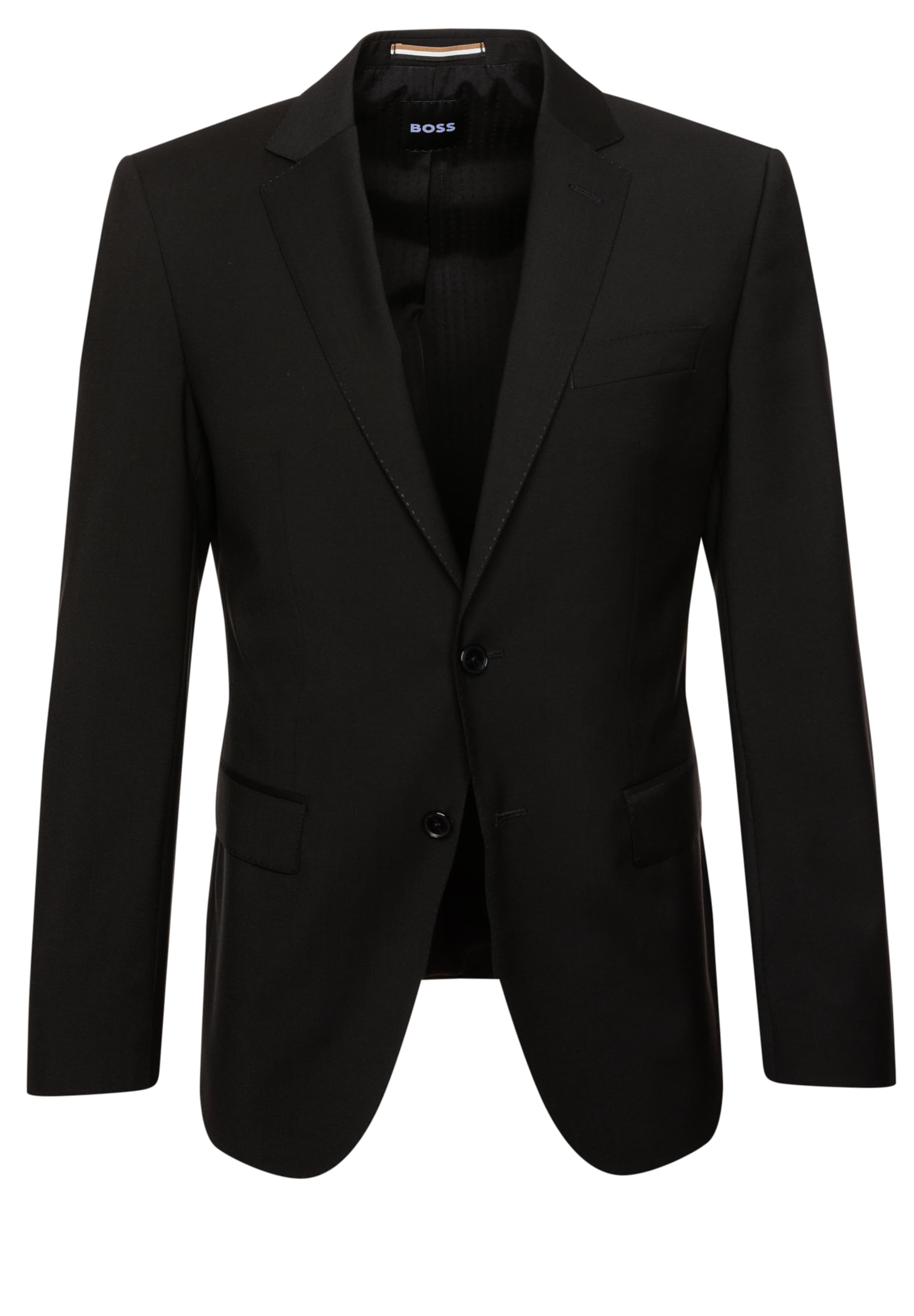 BOSS Slim Fit Sakko 'Huge' in Schwarz: Vorderseite