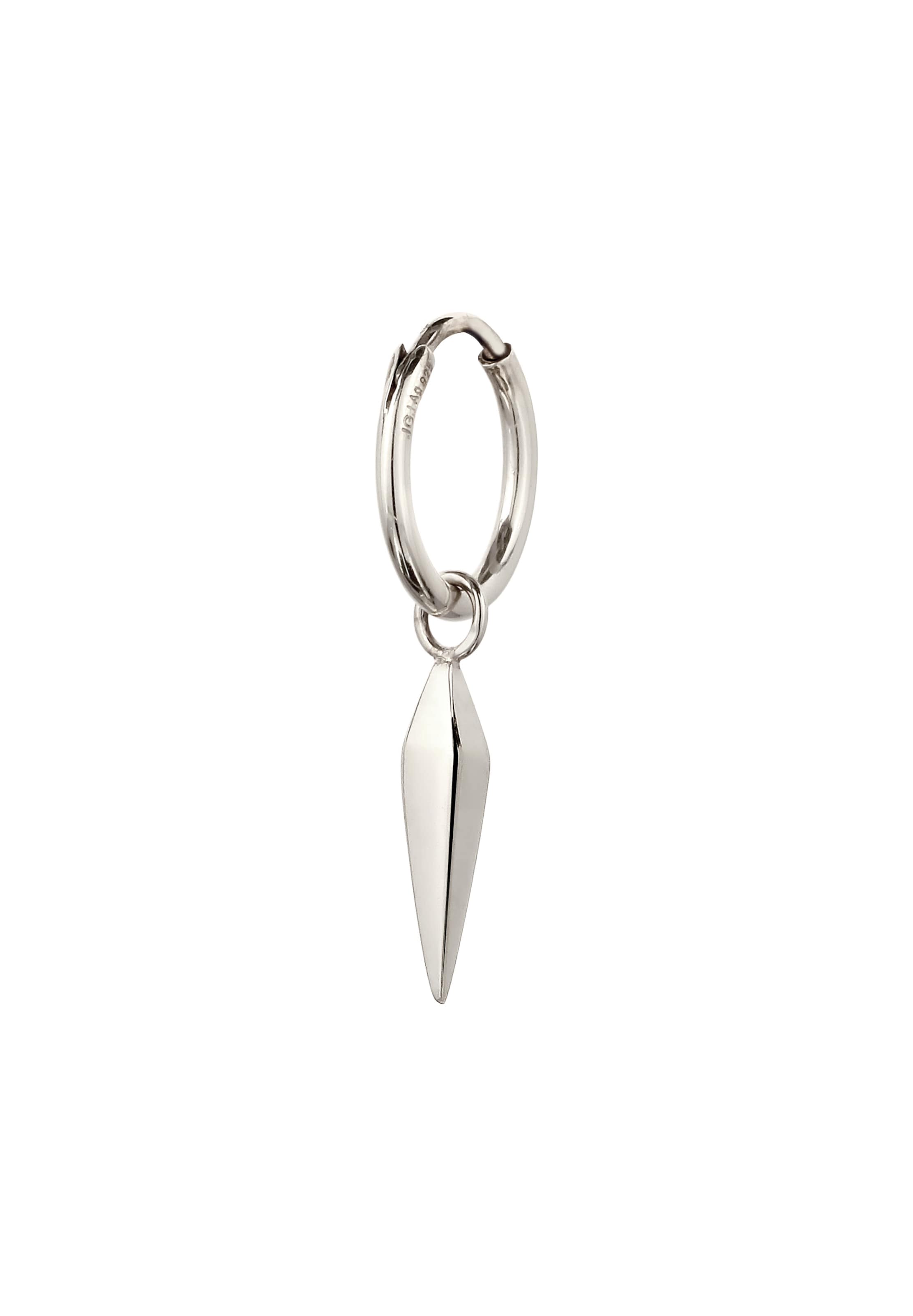 Boucles d'oreilles KUZZOI en argent : devant