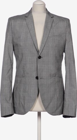 H&M Suit Jacket in M-L in Grey: front