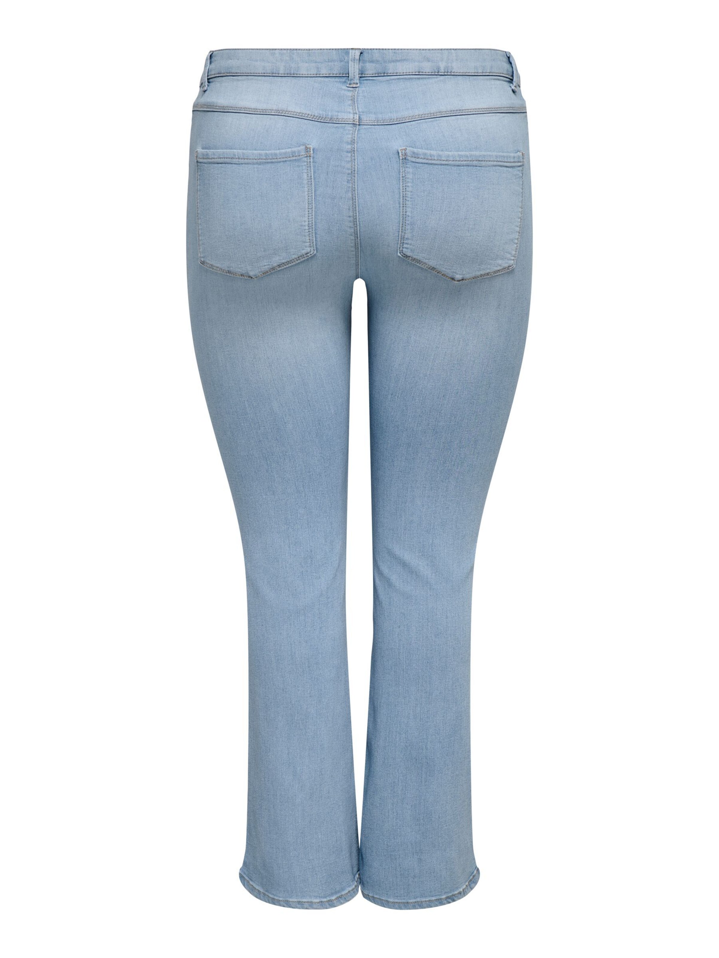 ONLY Carmakoma - Acampanado Vaquero 'CARThunder' en azul