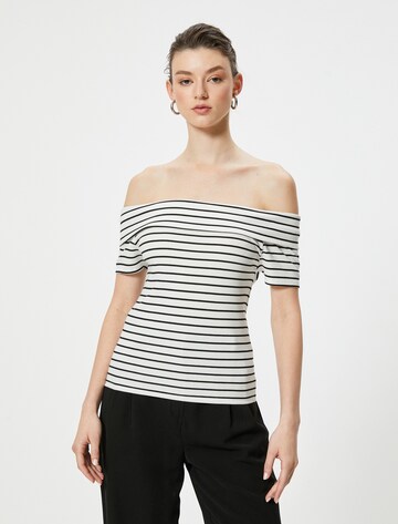 Koton Shirt in Wit: voorkant