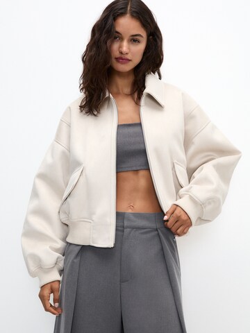 Veste mi-saison Pull&Bear en beige : devant