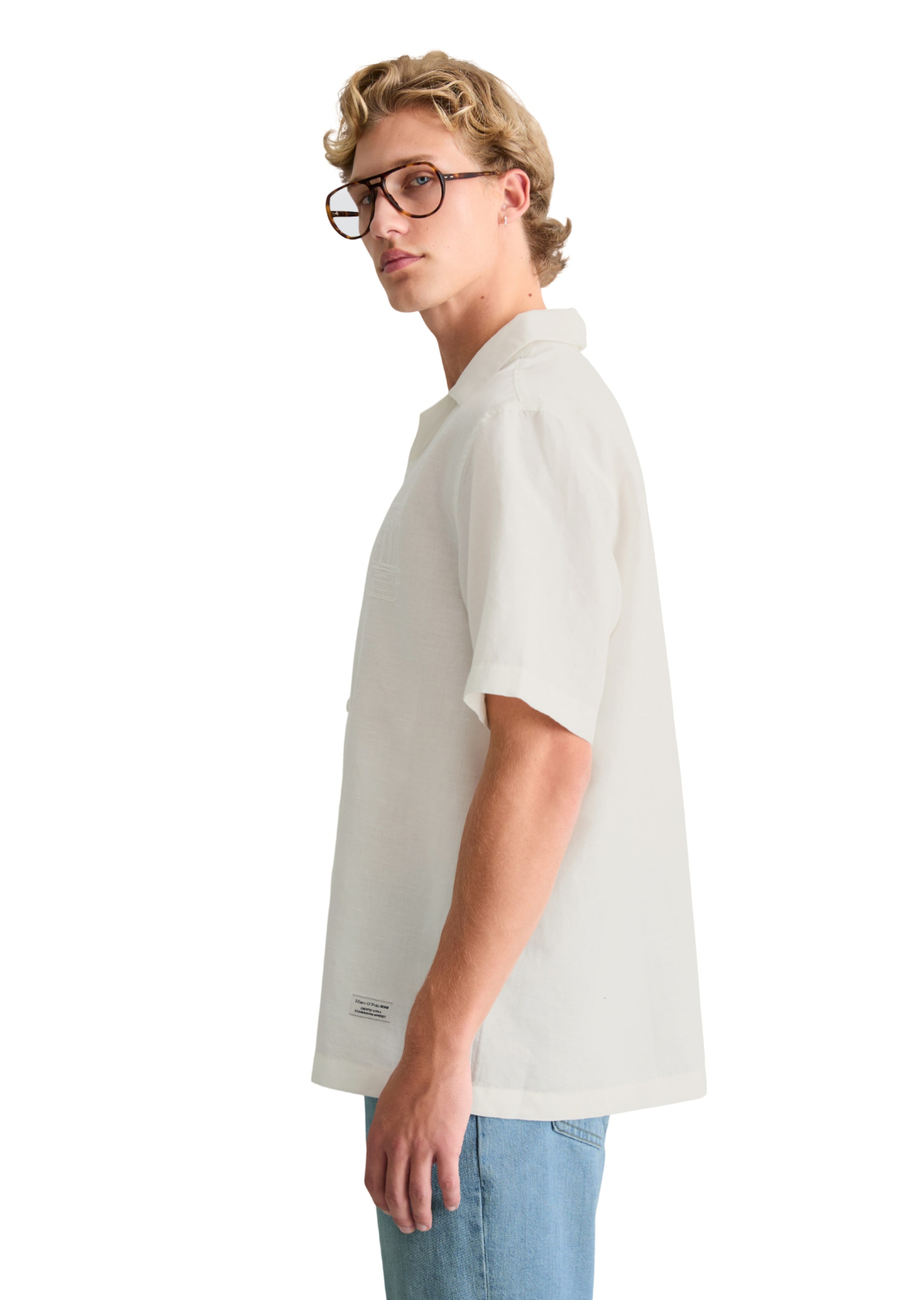 Marc O'Polo DENIM Regular fit Button Up Shirt in White