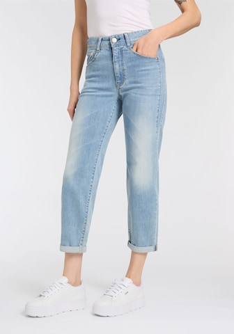 Herrlicher Tapered Jeans in Blue: front