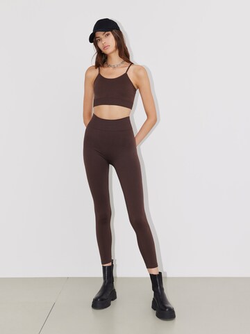 LeGer by Lena Gercke Skinny Leggings 'Alexa' in Bruin