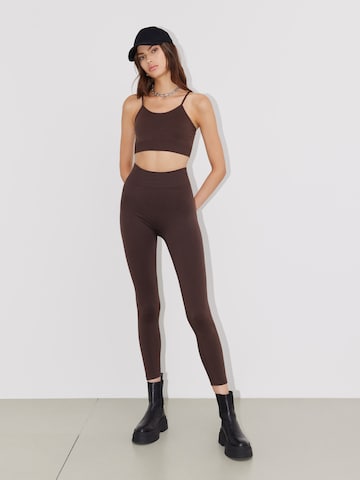 LeGer by Lena Gercke Workout Pants 'Alexa' in Brown
