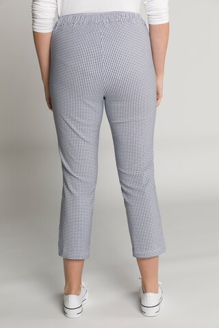 Ulla Popken Slimfit Broek 'Sienna' in Blauw