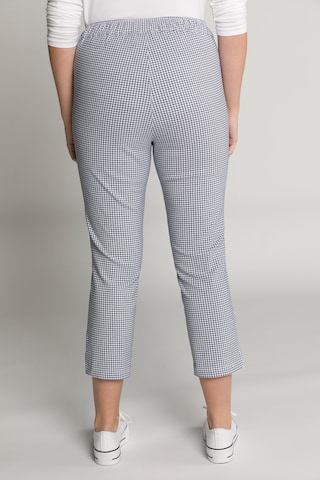 Ulla Popken Slimfit Broek 'Sienna' in Blauw