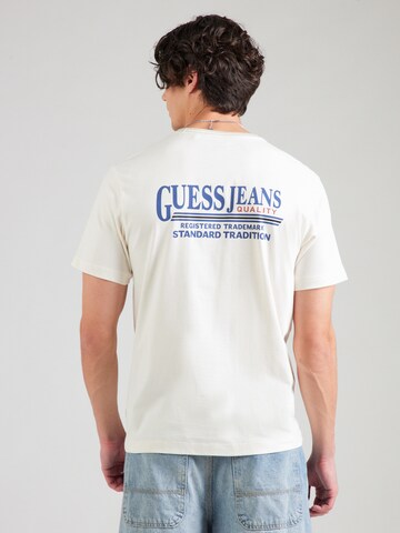 GUESS JEANS - Camiseta en blanco: frente