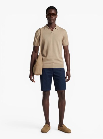 SELECTED Slimfit Chinosy 'SLHPOUL' w kolorze niebieski