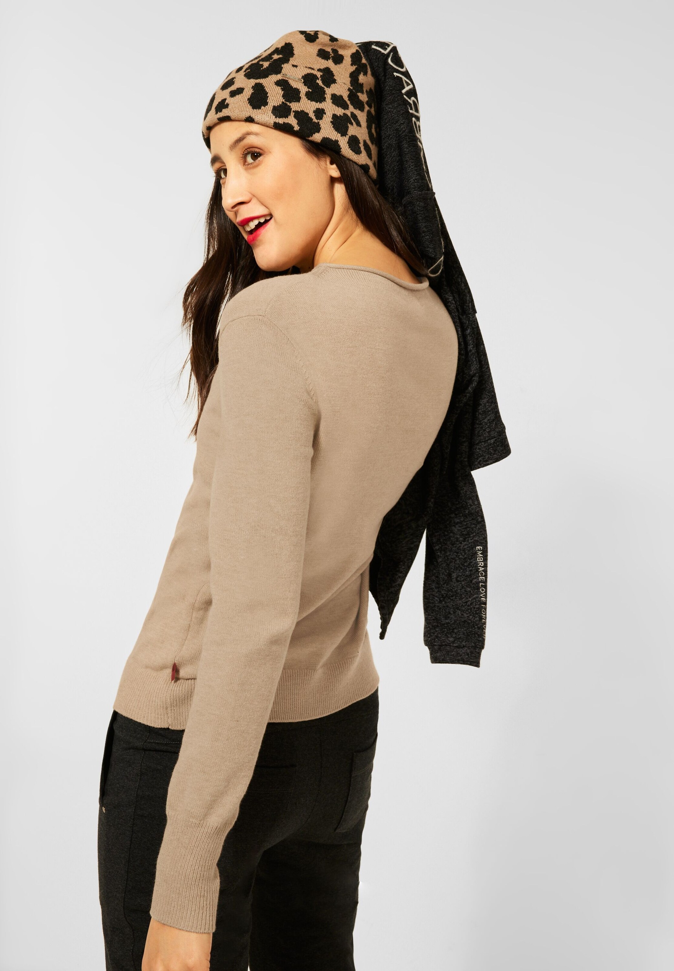 Frauen Große Größen STREET ONE Pullover in Sand - BA63926 Frauen Große Größen STREET ONE Pullover in Sand - BA63926
