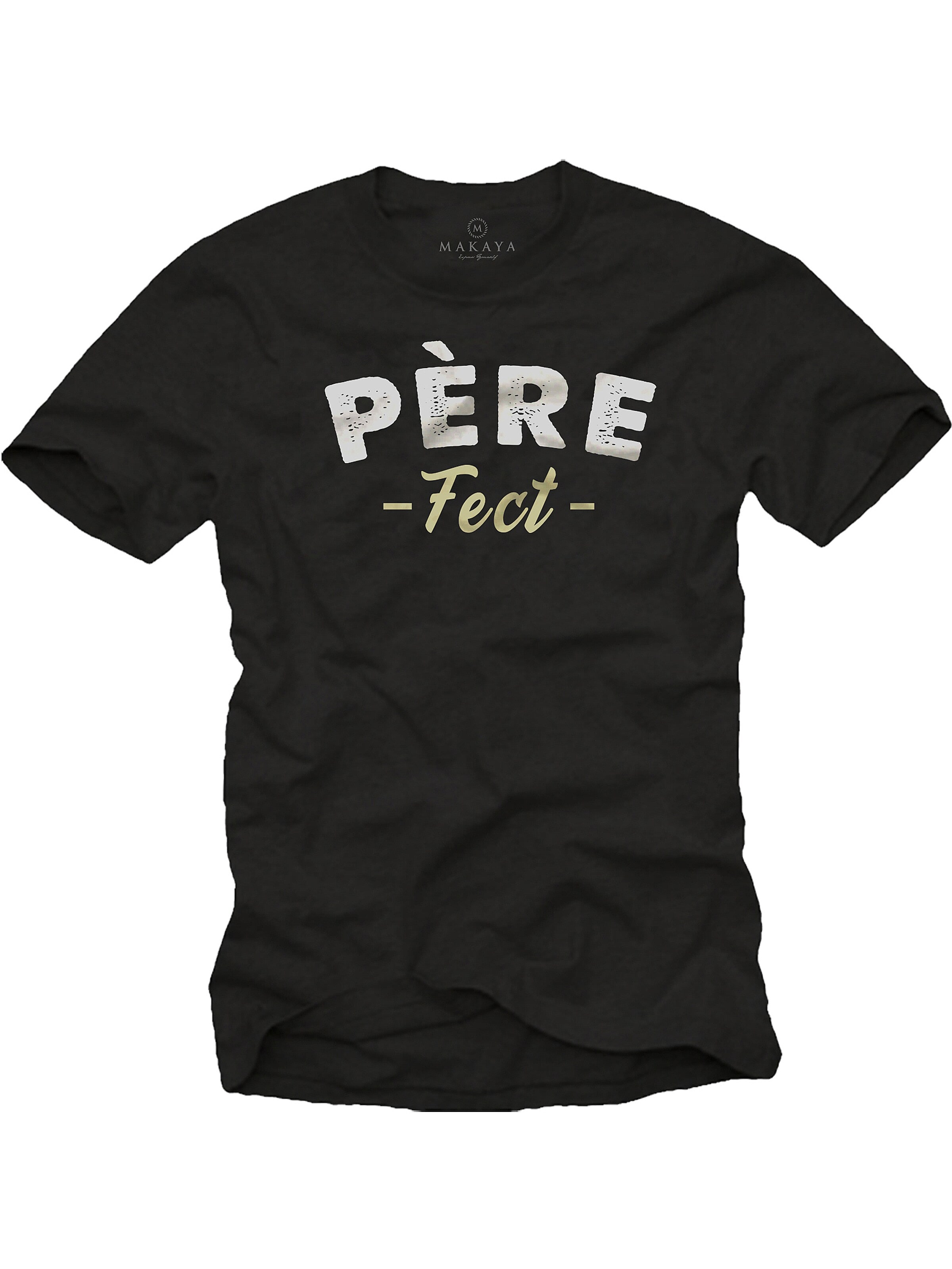 MAKAYA Shirt 'Pere Fect' in Black: front