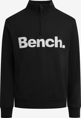BENCH Athletic Sweatshirt in Black: front