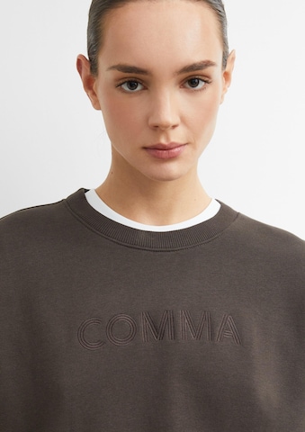 COMMA Sweatshirt in Brown