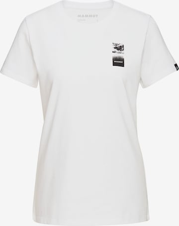 MAMMUT Funktionsshirt ‘Massone Wagon’ in Weiß: Vorderseite