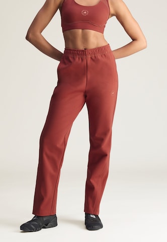 Regular Pantalon de sport ADIDAS BY STELLA MCCARTNEY en marron : devant