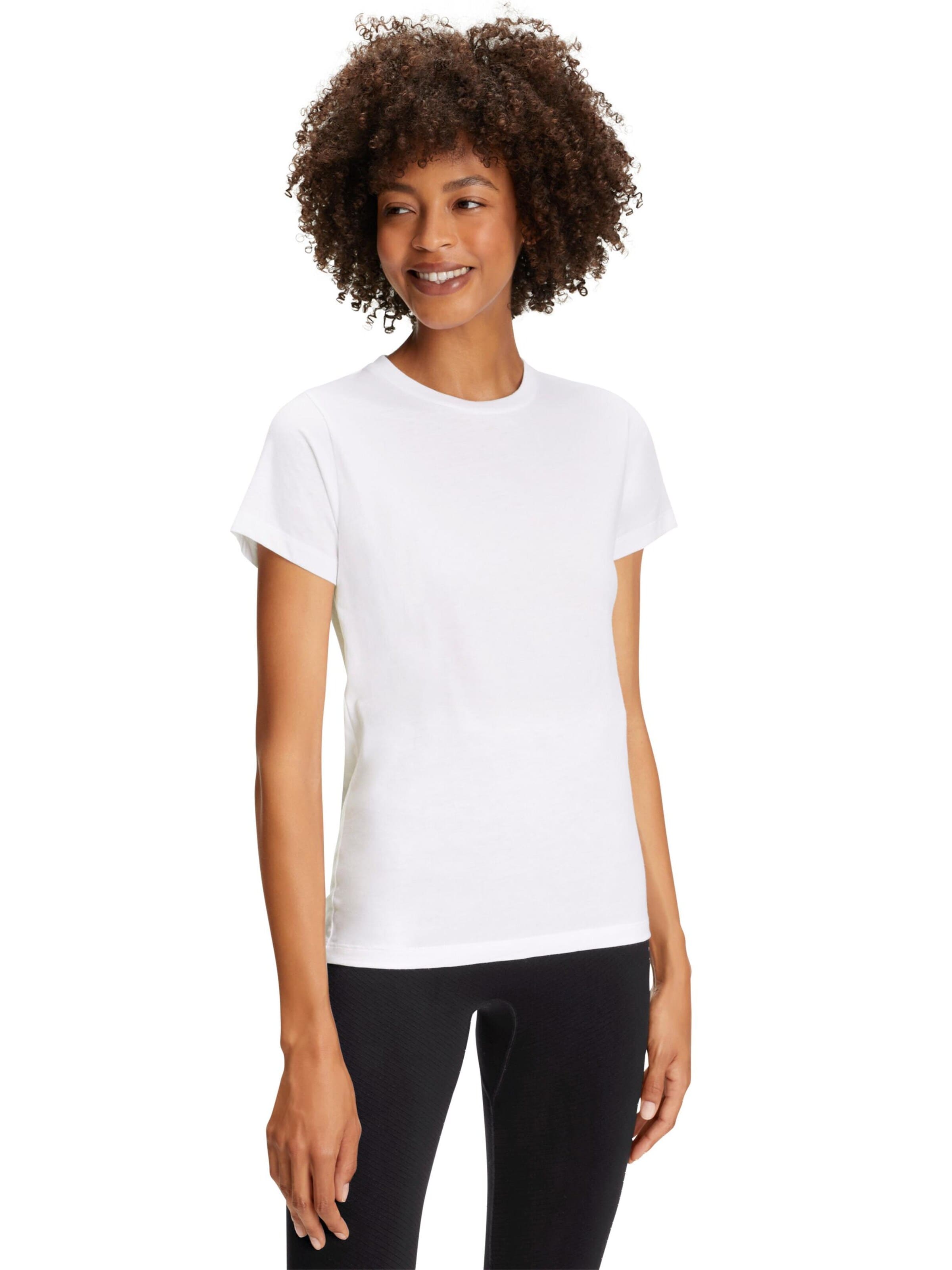 FALKE Performance Shirt in White: front