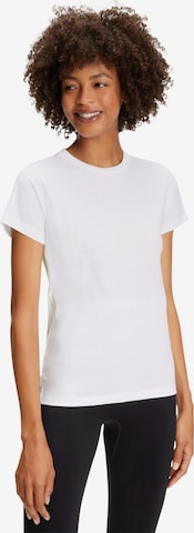FALKE Performance Shirt in White: front
