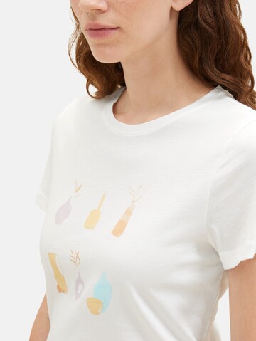 T-shirt TOM TAILOR en blanc