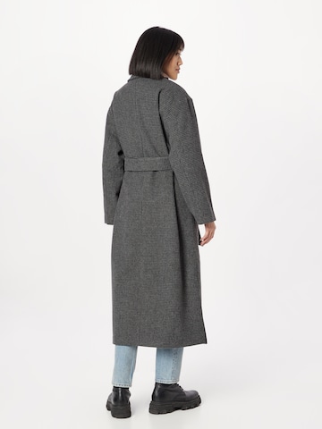 Monki Between-seasons coat in Grey