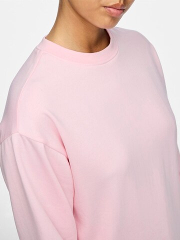 PIECES Sweatshirt 'PCSTAR' in Roze