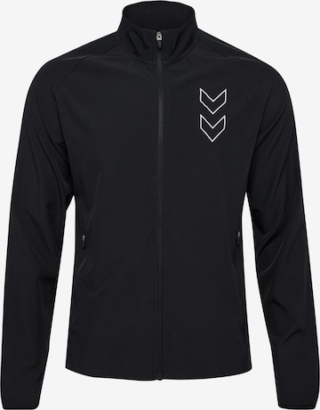 Hummel Athletic Jacket 'COURT' in Black: front