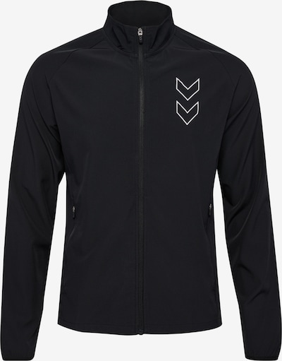 Hummel Sportjas 'COURT' in de kleur Zwart / Wit, Productweergave