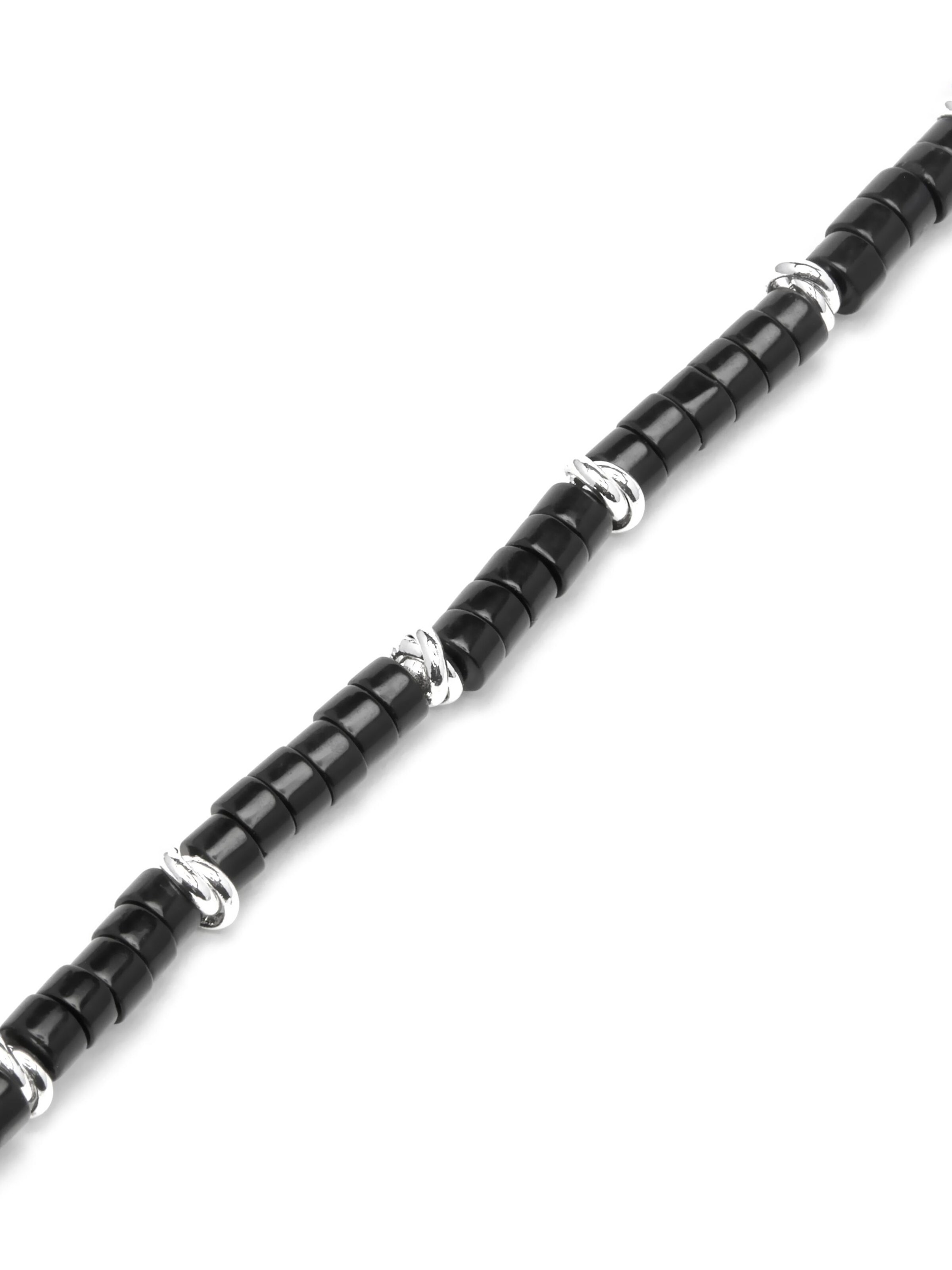 Luxenter Armband 'SILBI'‌‌‌‌‌ in Schwarz