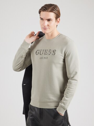 Felpa 'Beau' di GUESS in verde: frontale