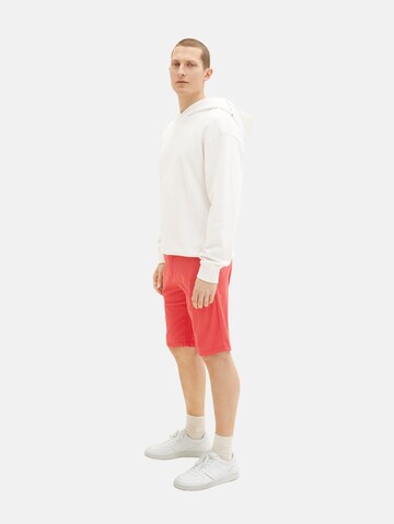 TOM TAILOR Regular Shorts in Rot