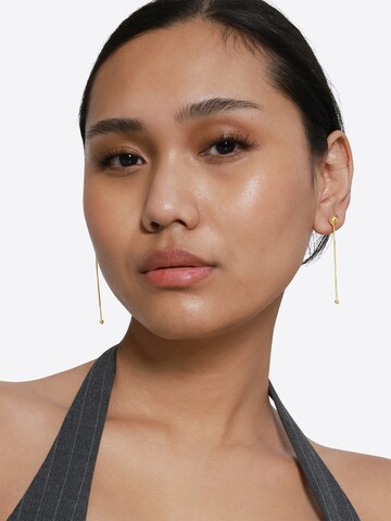 Boucles d'oreilles 'Quinta ' Heideman en or : devant