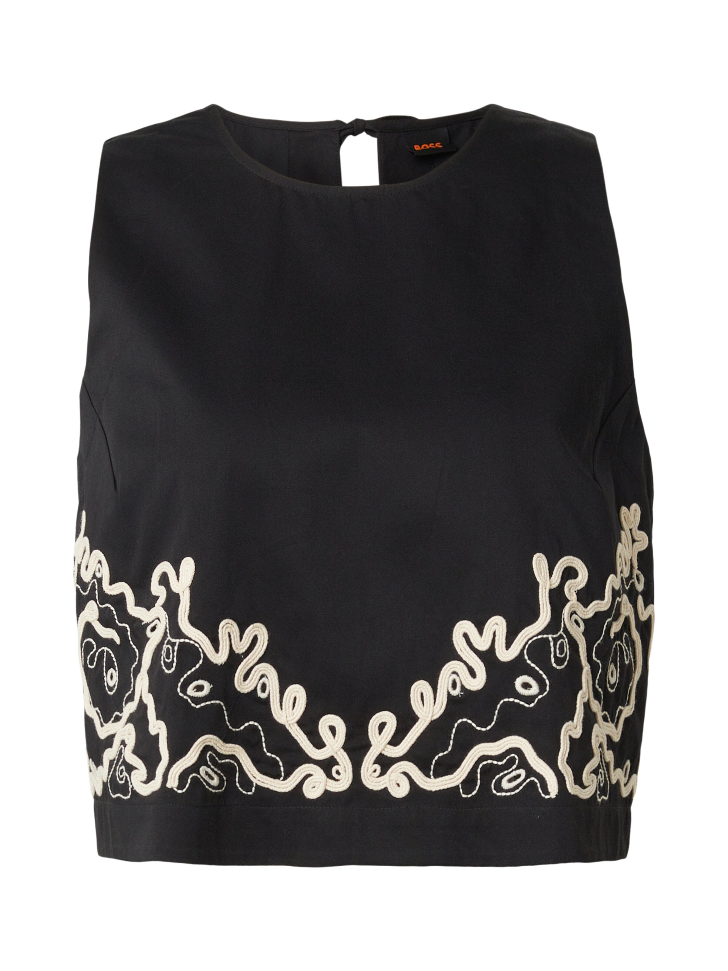 Camicia da donna 'Balemba' di BOSS in nero: frontale