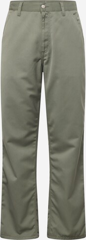 Pantaloni de la Carhartt WIP pe verde: față