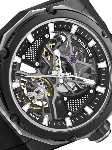 POLICE Analoog horloge 'Dayton' in Zwart