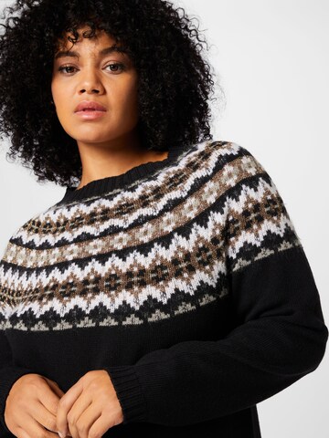 Pullover 'ARCANO' di Persona by Marina Rinaldi in nero