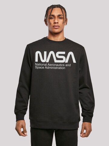 Sweat-shirt 'NASA ' F4NT4STIC en noir : devant
