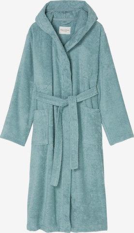 Marc O'Polo Long Bathrobe in Blue: front