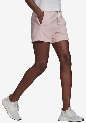 Regular Pantalon de sport ADIDAS SPORTSWEAR en rose : devant