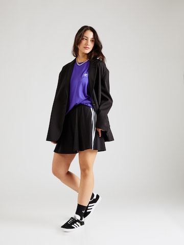 ADIDAS ORIGINALS - Camisa oversized 'TREFOIL' em roxo