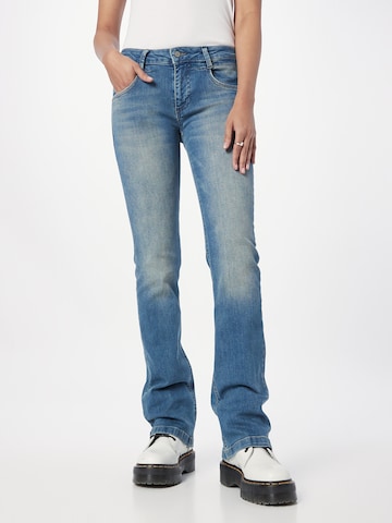 FREEMAN T. PORTER Flared Jeans 'Betsy' in Blauw: voorkant