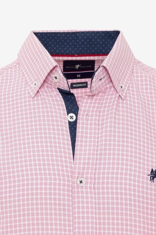 DENIM CULTURE - Regular Fit Camisa ' LUIZ ' em rosa